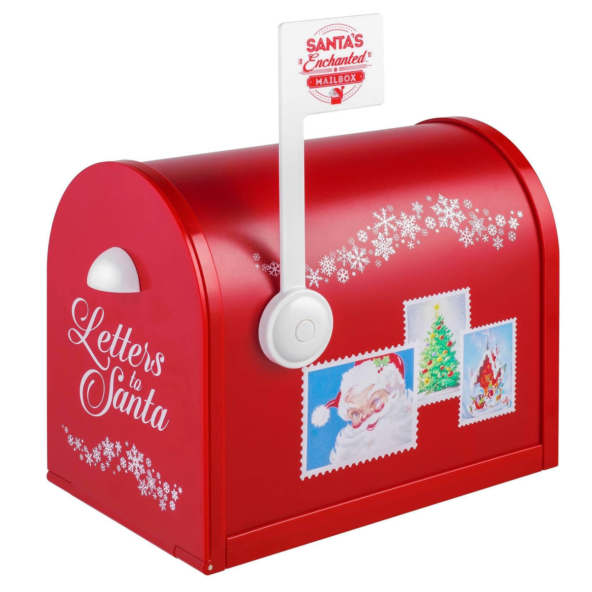 Letters to Santa are answered after they're left in a 'magical mailbox